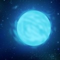 An illustration of the Wolf-Rayet star R136a1