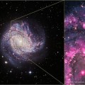 Composite image of spiral galaxy M83