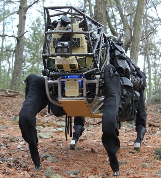 DARPA prototype LS3 robotic pack mule