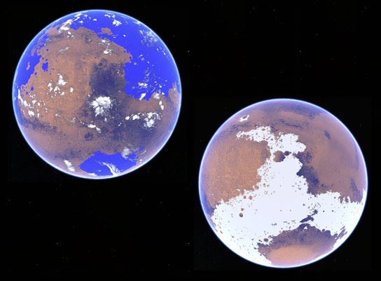 Study Reveals Ancient Climate of Mars Was Cold and Icy