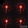 Electron diffraction patterns