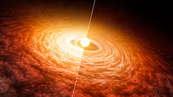 Young Star FU Orionis May Hold Clues to Planet Formation