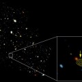 Galaxy HDF850.1 seen as it was 12.5 billion years ago