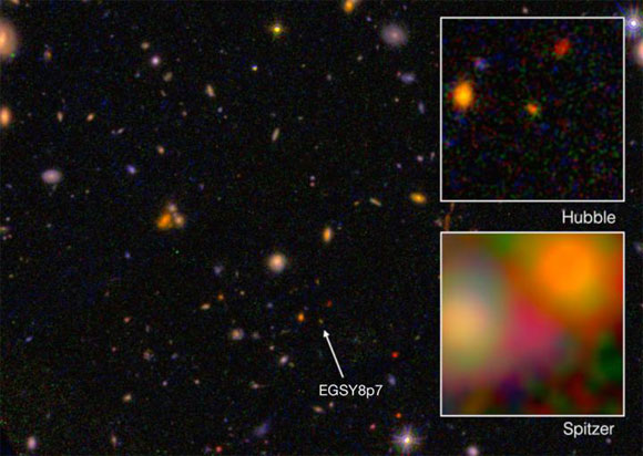 Caltech Astronomers Detect the Farthest Galaxy to Date