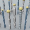 Nanowires fabricated using the new techniques developed by Silvija Gradečak