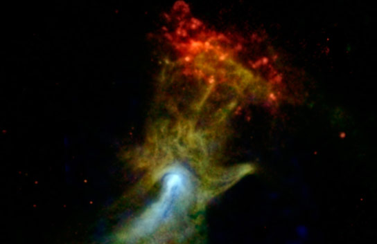 New NUSTAR imagem mostra a Restos de uma estrela morta