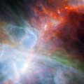 Orion nebula highlights fledging stars hidden in the gas and clouds