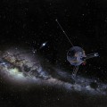 Pioneer spacecraft heading into interstellar space