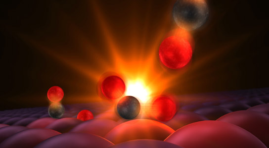 Scientists Observe Transition State in a Chemical Reaction on a Catalyst’s Surface