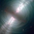 Searchlight Beams from a Preplanetary Nebula