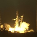 SpaceX Falcon 9 rocket lifts off