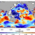 Surface salinity changes for 1950 to 2000