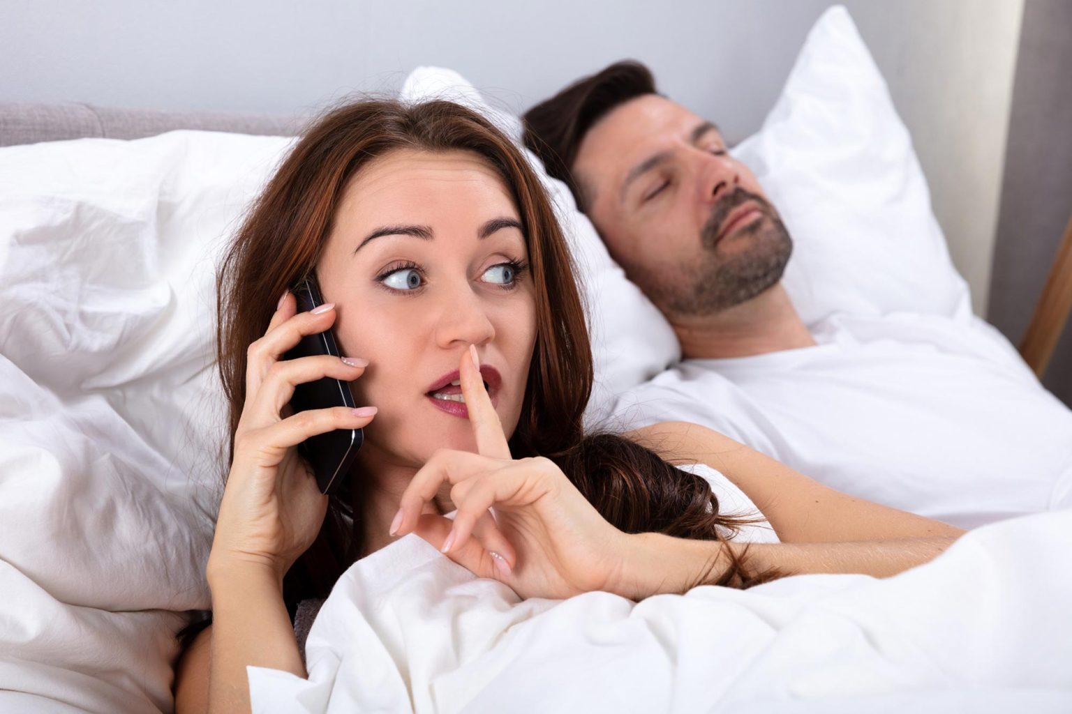 Секс Жена Говорит По Телефону