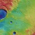 Topographical view of Ladon Basin