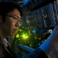 Using an ultraviolet laser to create a Rydberg atom to study the orbital mechanics of electrons