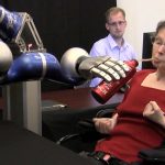 Using thoughts to control a robotic arm