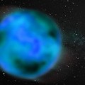 artistic rendition of a nomad object wandering the interstellar medium