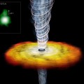 artist's conception of a quasar