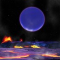 artist's conception shows Kepler-36c