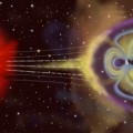 artist's rendition of Earth's magnetosphere