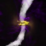 black hole produces a powerful jet black hole produces a powerful jet