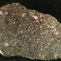 cross-section of a chondritic meteorite