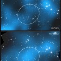 dark matter in the core of the merging galaxy cluster Abell 520