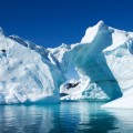 dramatic melt-off of Arctic sea ice due to climate change