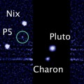 five moons orbiting the distant, icy dwarf planet Pluto