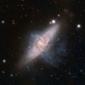 image of a pair of overlapping galaxies called NGC 3314