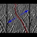 images show how the pull of Saturn's gravity can deform the surface of Saturn's moon Enceladus