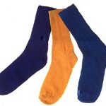 inhibit microbial growth in cotton socks, T-shirts and other clothes using silver particles