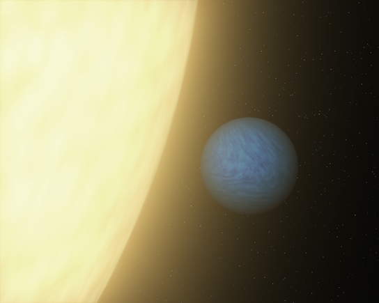light from a super-Earth spotted