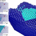 metal atoms formed after bombardment by noble gas ions