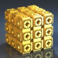 model of a three-dimensional metamaterial