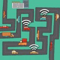 new algorithm lets networks of Wi-Fi-connected cars share a few expensive links to the Internet