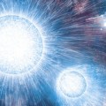 rendering of a colliding wind binary