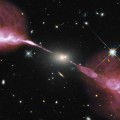 super massive black hole in the core of the elliptical galaxy Hercules A