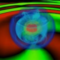 supercomputer model of a spinning core-collapse supernova
