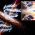supermassive black holes in active galaxies can produce narrow particle jets