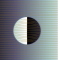 the probability flux of electrons, a representation of the paths of electrons as they pass through an invisible nanoparticle