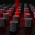 ultimate magnetic storage medium consisting of many individual nanometre sized magnetic grains
