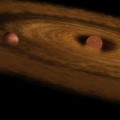 young brown dwarf star with its dusty disk