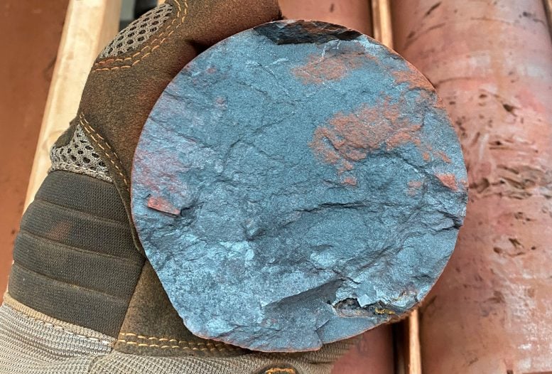 1.3 Billion Year Old Deep Blue Iron Ore