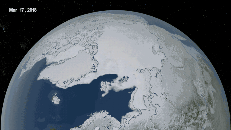 2018 Arctic Summertime Sea Ice Minimum Extent