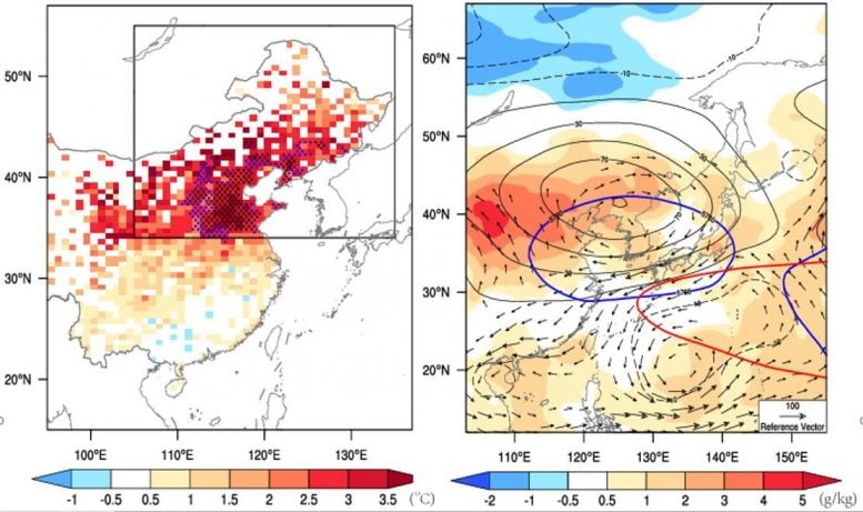 2018 China Heatwave Maps