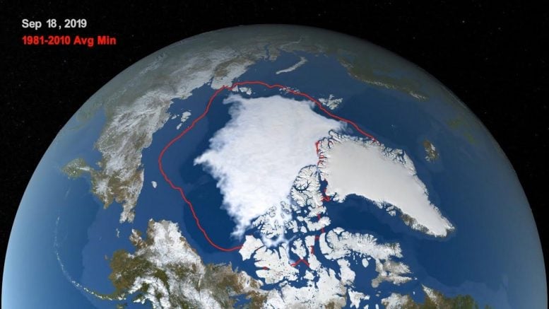 2019 Arctic Sea Ice Minimum Tied for Second Lowest On Record