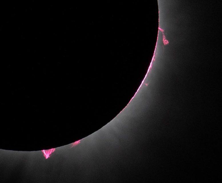 Stunning Views From Earth and Space During the Total Solar Eclipse