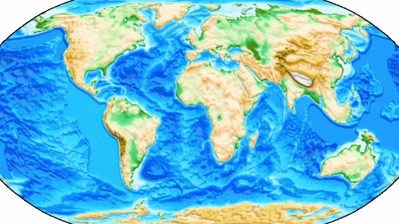 250 Million Years of Plate Tectonics and Sea Level Variations