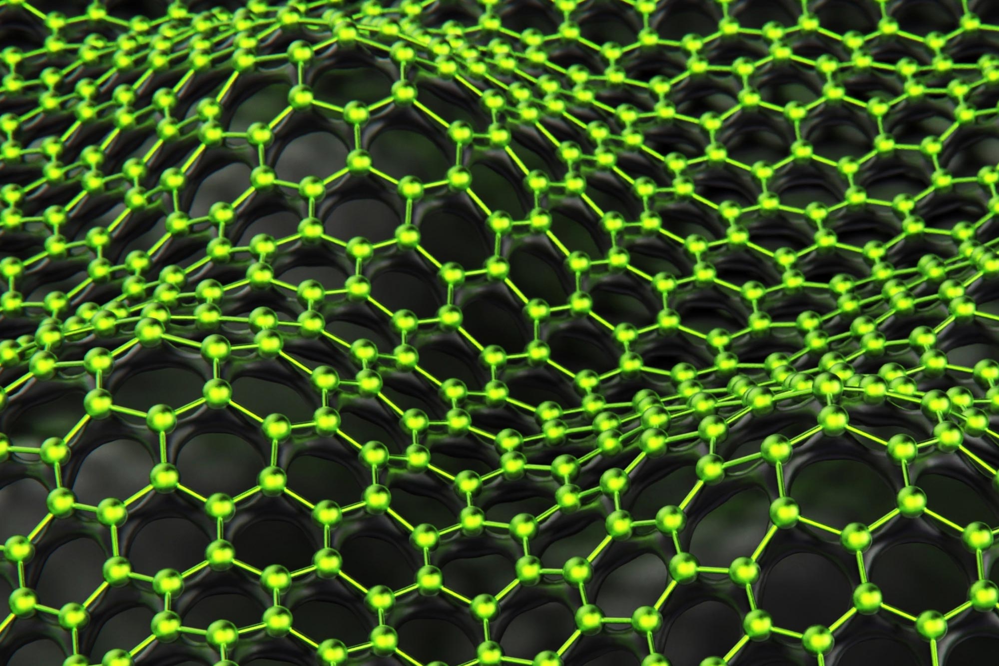 2D Material Graphene Illustration